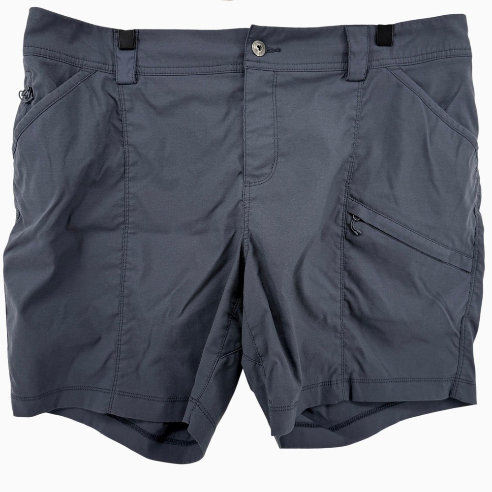 Duluth Dry on the Fly 7" Cargo Shorts‎ Ink Blue Women 18 Hiking Outdoor Utility